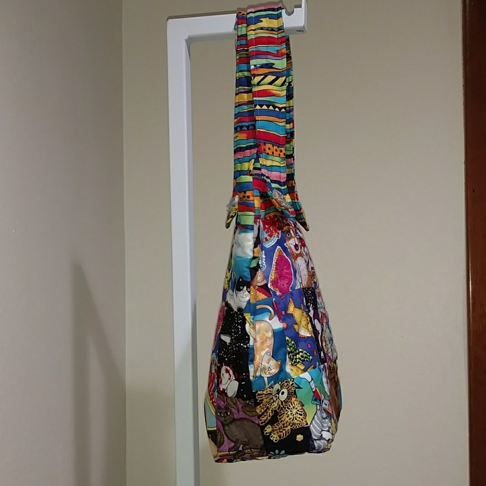 Quilted Patchwork Handbag - image 4